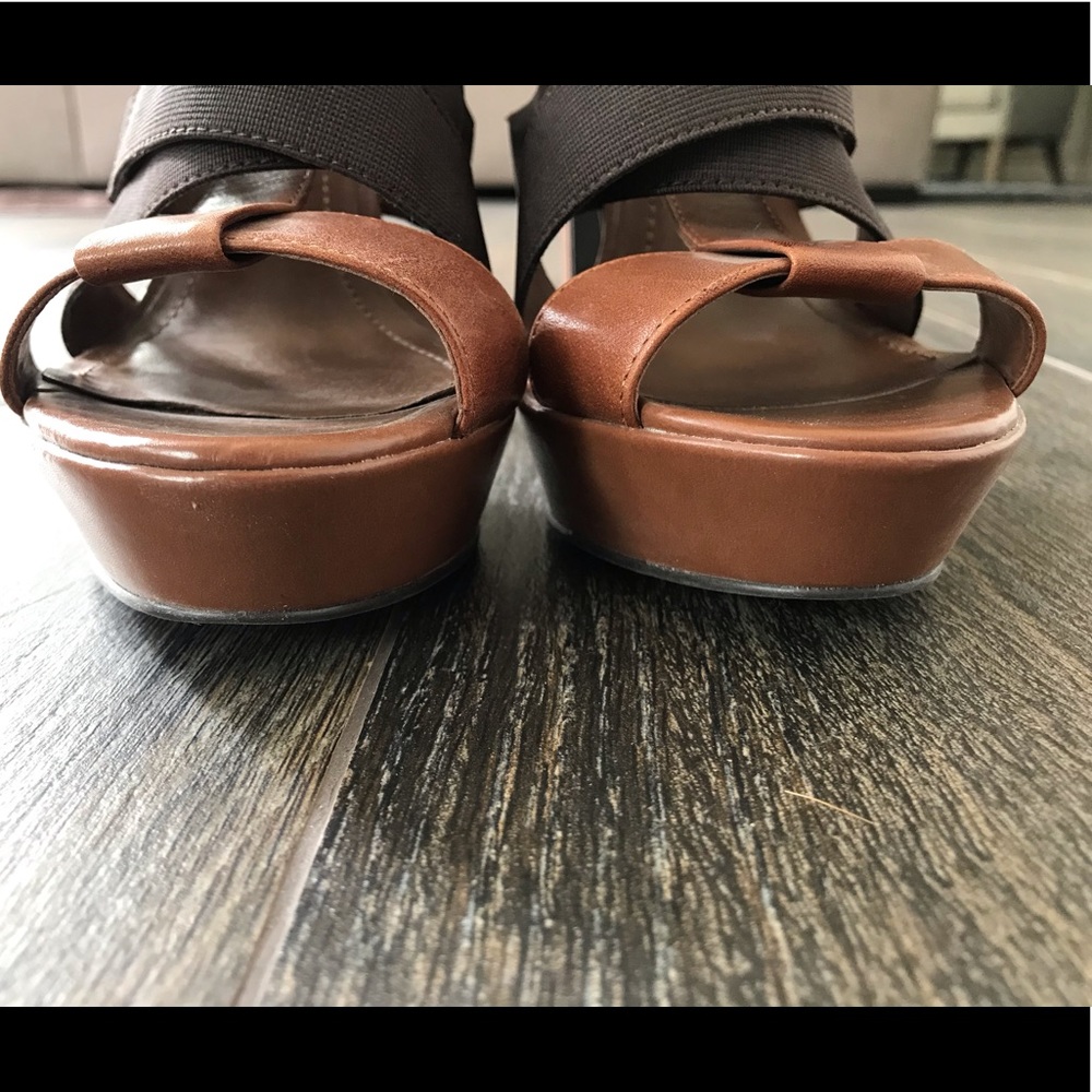 BCBGeneration Brown Strappy Heels - Picture 3 of 8